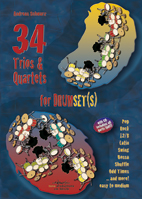 34 Trios and Quartets for Drumsets von Andreas Schwarz